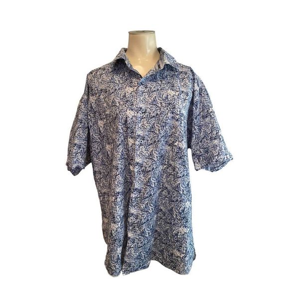 Marcelo Sport XL Mens Blue Branch Designer - Picture 2 of 7